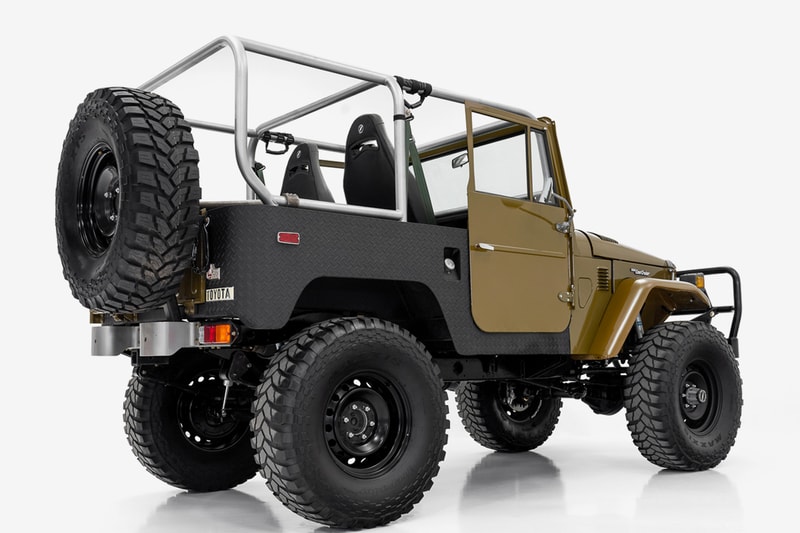 toyota fj40 land cruiser car truck offroad olive black price photos buying information