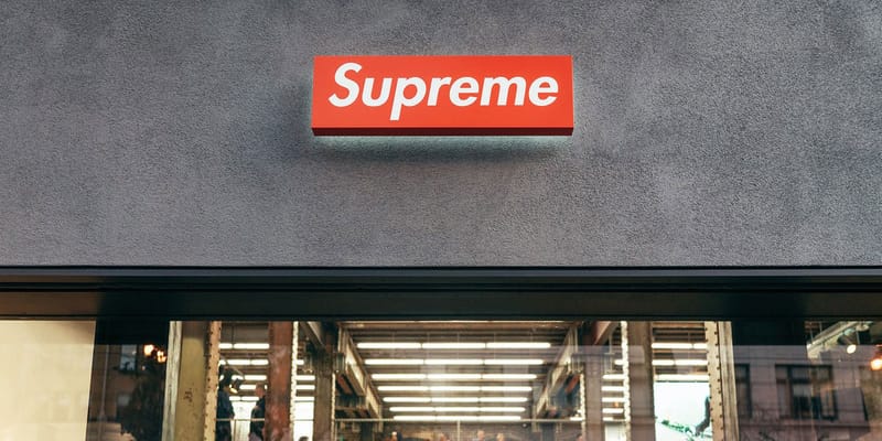 black supreme baseball cap