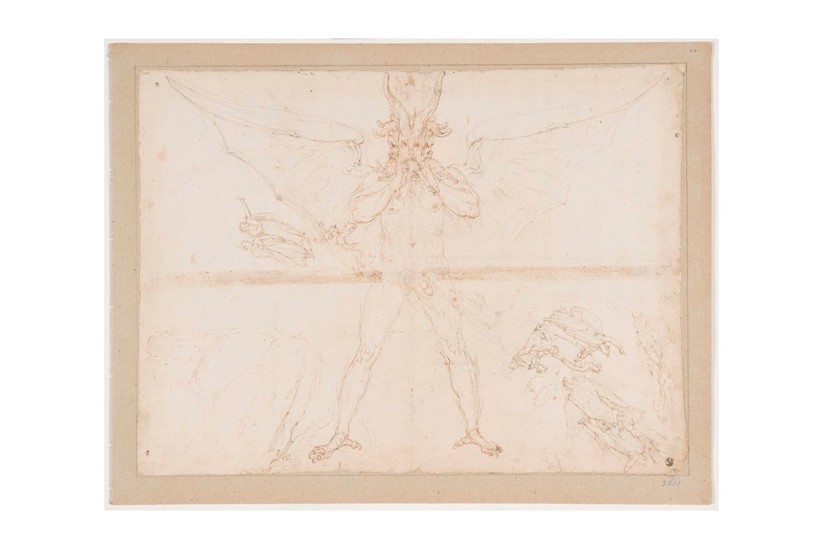 Uffizi Gallery Commemorates Dante Alighieri Divine Comedy Federico Zuccari Sketches Florence