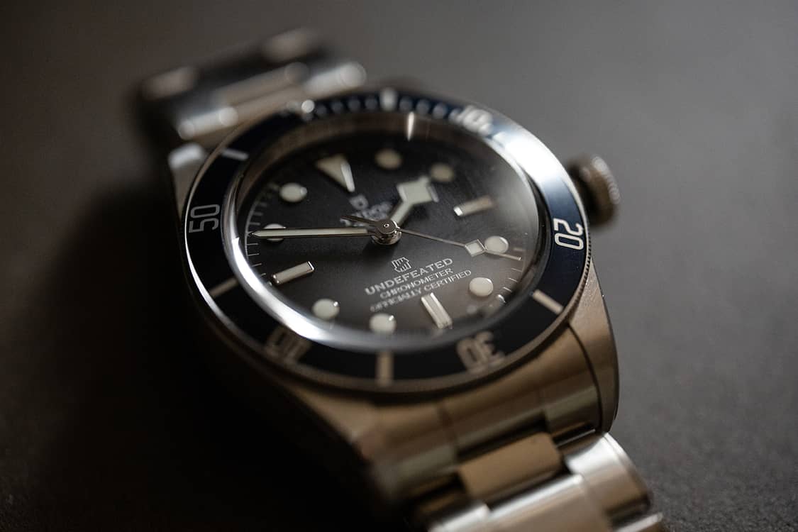 UNDEFEATED Recruits Tudor for Friends and Family Black Bay Watch