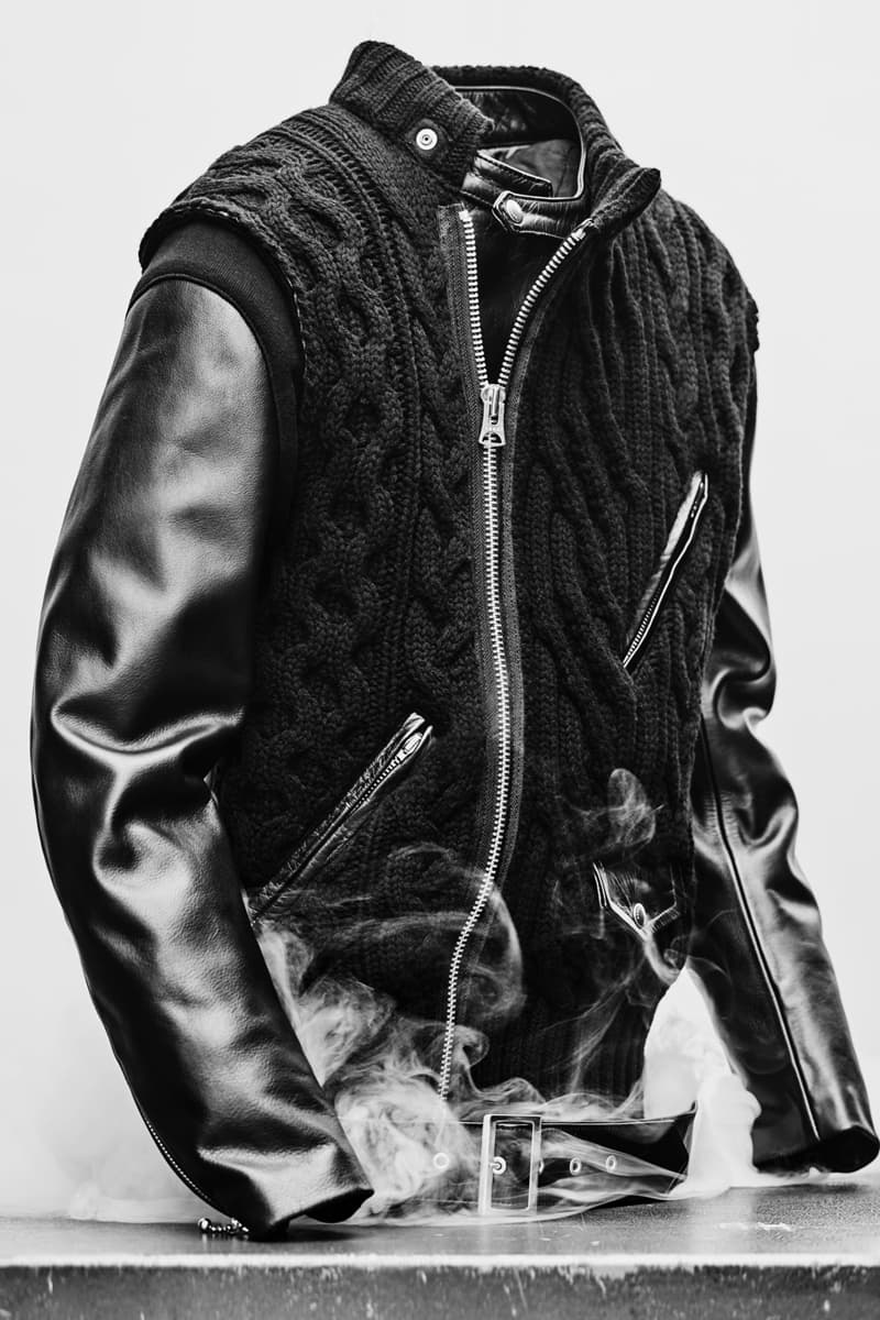 UNDERCOVER 30th Anniversary Leather Sleeve Down Jacket Details sacai jun takahashi n.hoolywood kolor takahiro miyashita the soloist sacai collaborations closer look release date info buy january 9