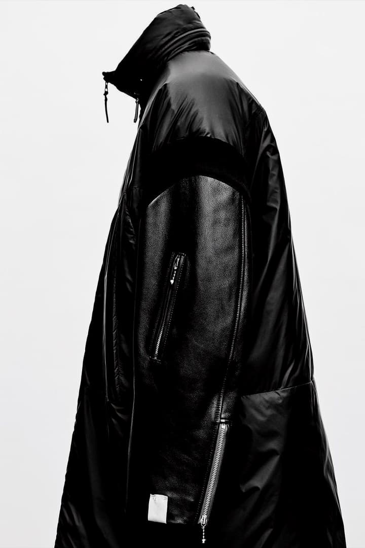 UNDERCOVER 30th Anniversary Leather Sleeve Down Jacket Details sacai jun takahashi n.hoolywood kolor takahiro miyashita the soloist sacai collaborations closer look release date info buy january 9