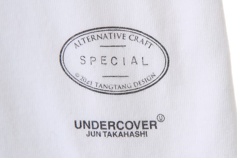 TANGTANG x UNDERCOVER SS21 10th Anniversary Collaboration tenth graphic tee shirt noise