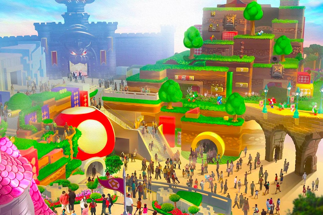 Universal Studios Japan Virtual Web Tour Super Nintendo World japanese amusement Mario Kart: Koopas Bowsers Challenge and Yoshi's Adventure attractions