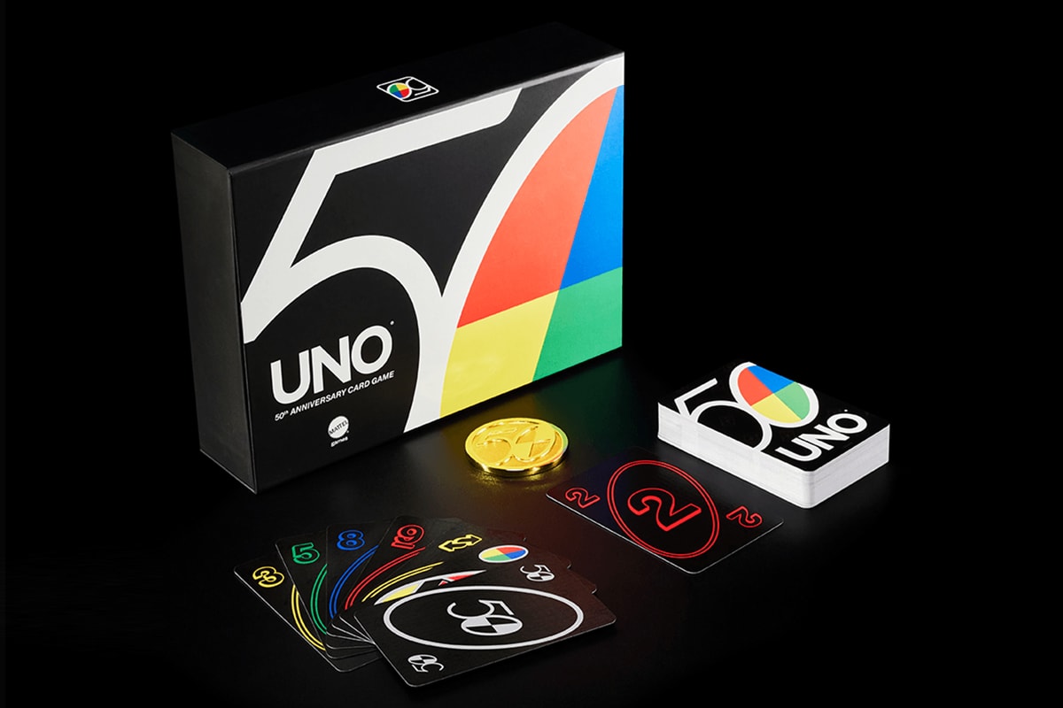 UNO 50th Anniversary Commemorative Products Card Sets Deck Game Mattel 2021