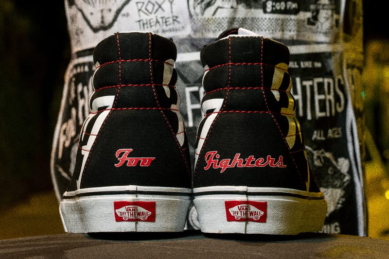 foo fighters vans sneakers