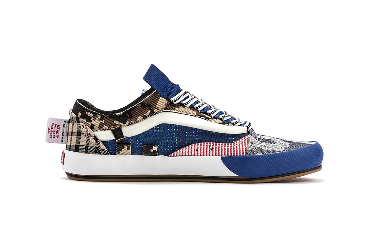 Vans, Old Skool, Old Skool Cap, Patchwork, Deconstructed, Skate, Sneakers, Footwear, Trainers, Signature, Colorful, California, Suede, Mesh, Striped, Checker, Camo, off the wall, 