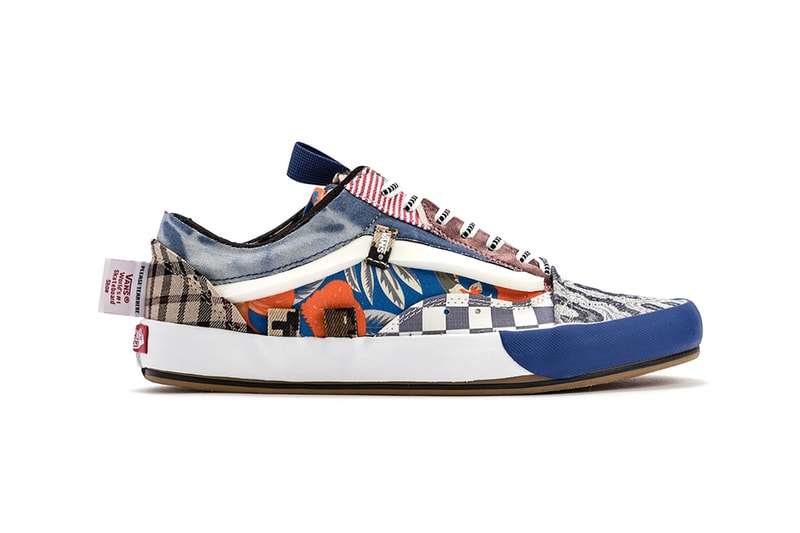 Vans, Old Skool, Old Skool Cap, Patchwork, Deconstructed, Skate, Sneakers, Footwear, Trainers, Signature, Colorful, California, Suede, Mesh, Striped, Checker, Camo, off the wall, 