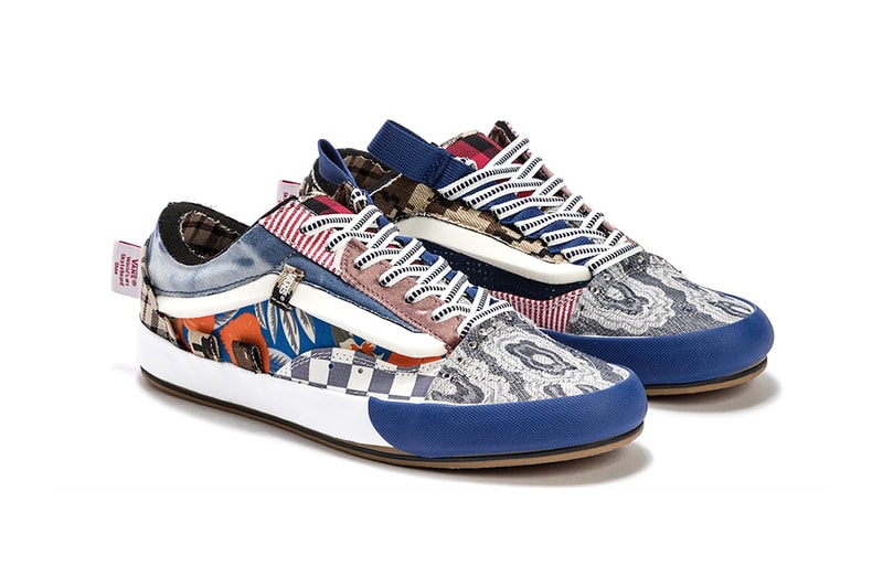 Vans, Old Skool, Old Skool Cap, Patchwork, Deconstructed, Skate, Sneakers, Footwear, Trainers, Signature, Colorful, California, Suede, Mesh, Striped, Checker, Camo, off the wall, 