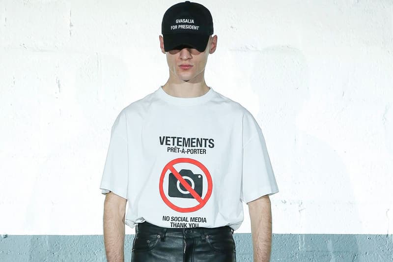 vetements paris fashion week schedule fall winter 2021 details runway show announcement