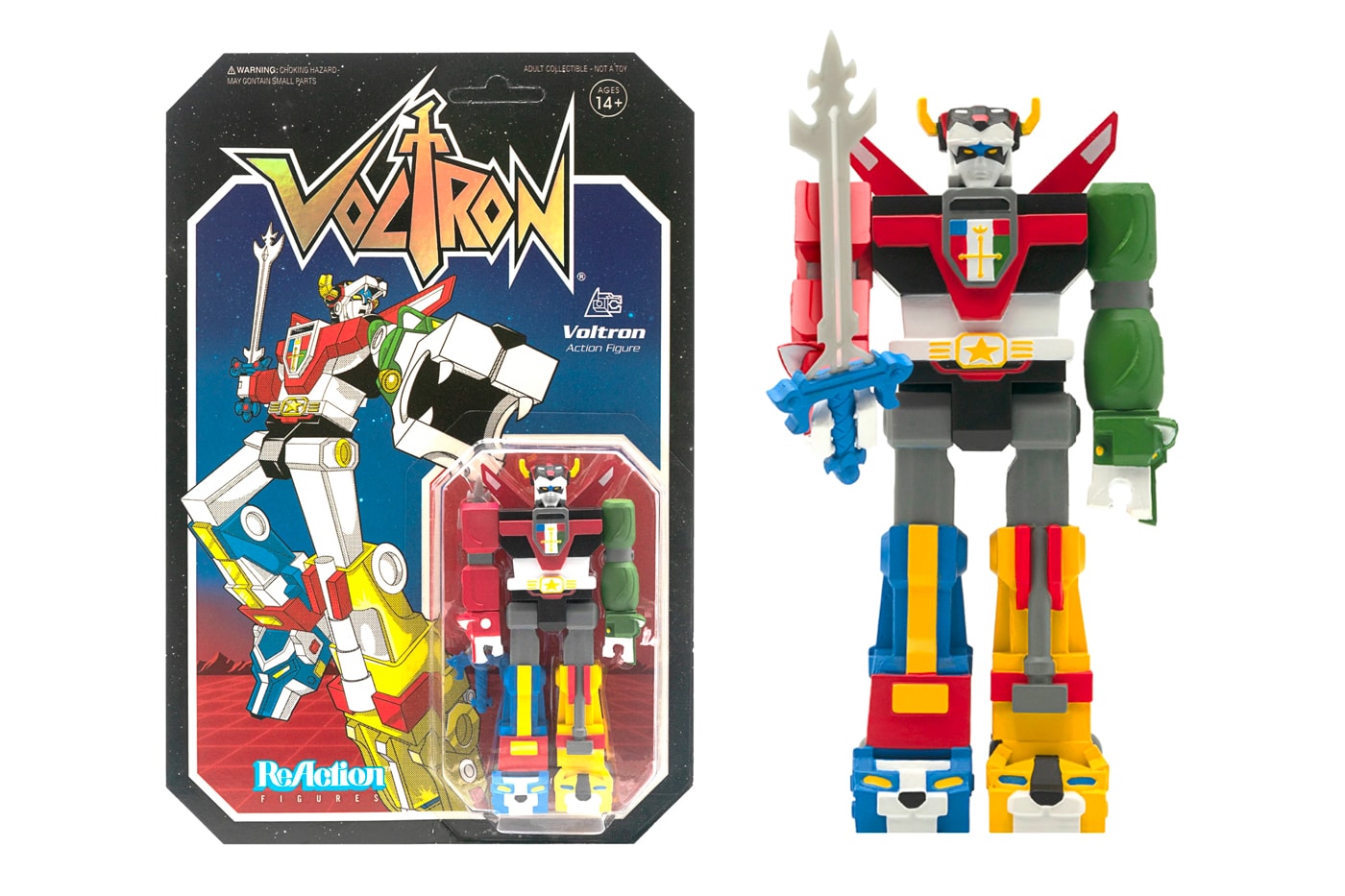 Voltron ReAction Figure Super7 Release anime toys vintage anime cartoons figures collectibles King Zarkon  