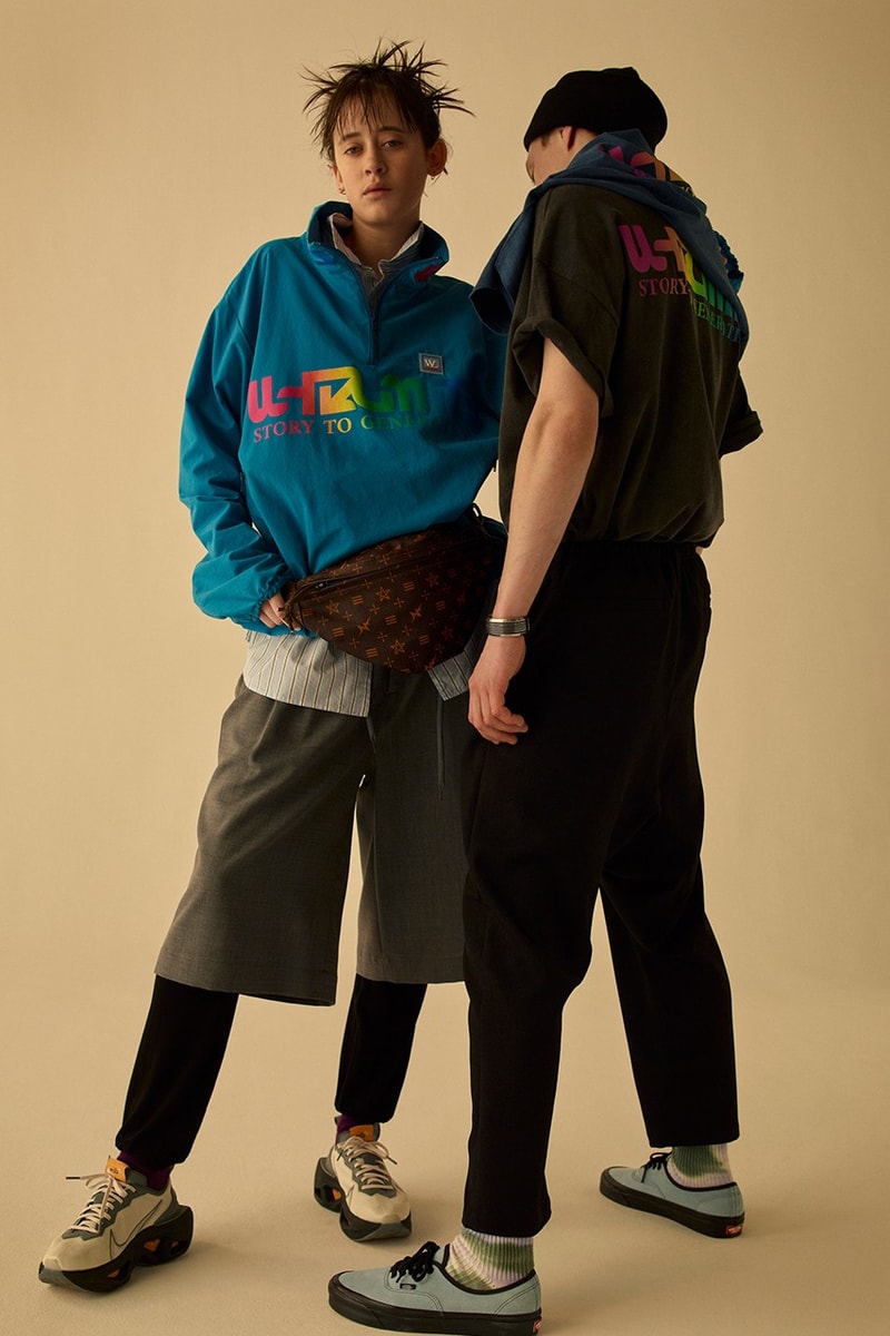 WHIZ LIMITED Drops SS21 Collection "NEO" Lookbook retro vintage 1980s fashion neon beige black olive