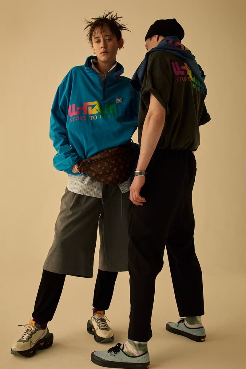 WHIZ LIMITED Drops SS21 Collection "NEO" Lookbook retro vintage 1980s fashion neon beige black olive