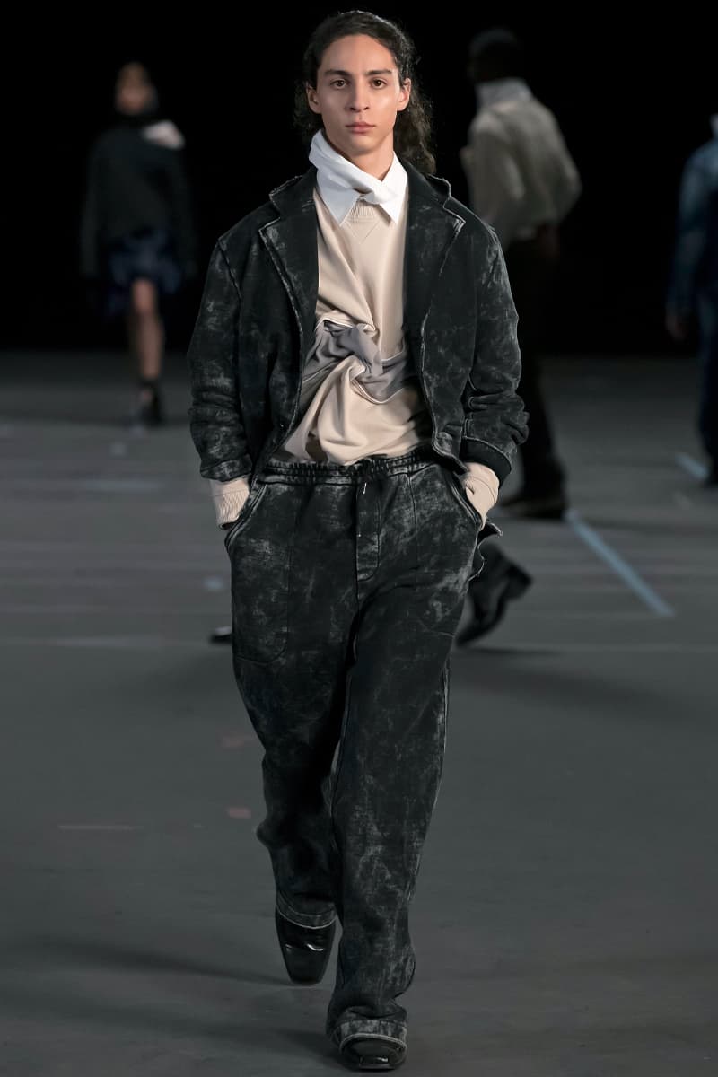 Y/Project FW21 Asymmetry Masterclass Collection Fall Winter 2021 Luxury Fashion Coed Chaos Sportswear Evening Pieces Denim Chaps Leather Jacket Glenn Marten Canada Goose