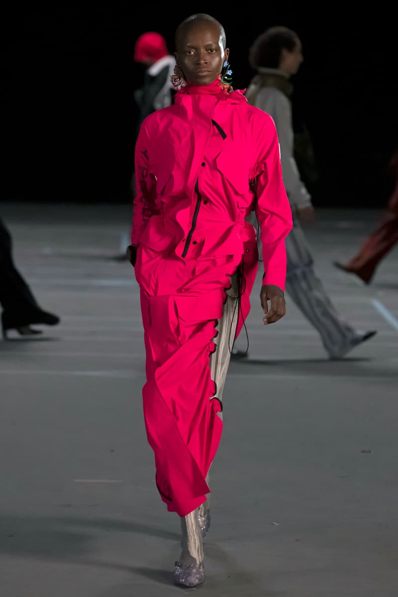 Y/Project FW21 Asymmetry Masterclass Collection Fall Winter 2021 Luxury Fashion Coed Chaos Sportswear Evening Pieces Denim Chaps Leather Jacket Glenn Marten Canada Goose