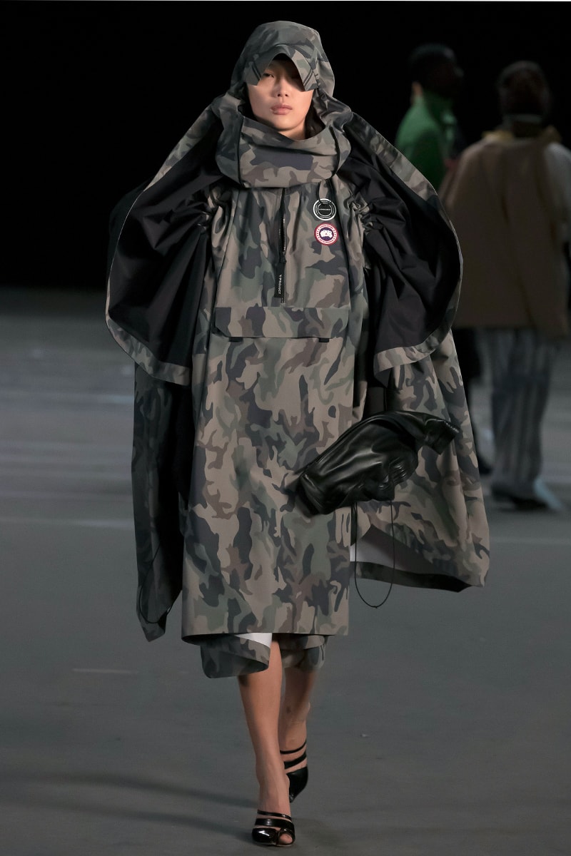 Y/Project FW21 Asymmetry Masterclass Collection Fall Winter 2021 Luxury Fashion Coed Chaos Sportswear Evening Pieces Denim Chaps Leather Jacket Glenn Marten Canada Goose 