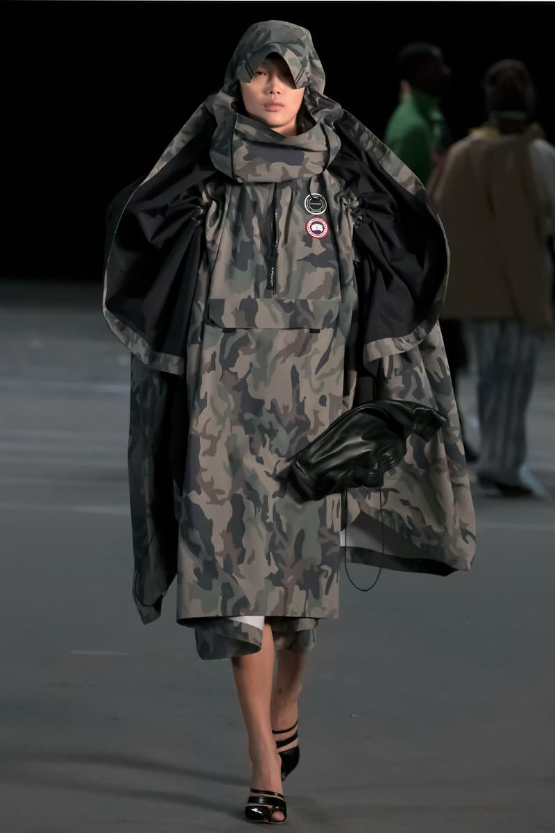 Y/Project FW21 Asymmetry Masterclass Collection Fall Winter 2021 Luxury Fashion Coed Chaos Sportswear Evening Pieces Denim Chaps Leather Jacket Glenn Marten Canada Goose