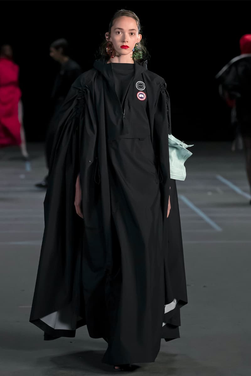 Y/Project FW21 Asymmetry Masterclass Collection Fall Winter 2021 Luxury Fashion Coed Chaos Sportswear Evening Pieces Denim Chaps Leather Jacket Glenn Marten Canada Goose
