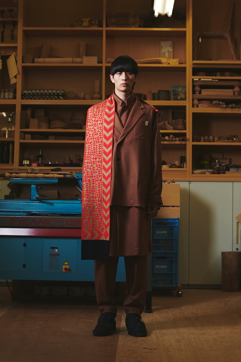 Yoshio Kubo Fall/Winter 2021 Collection Lookbook fw21 menswear groundfloor japan