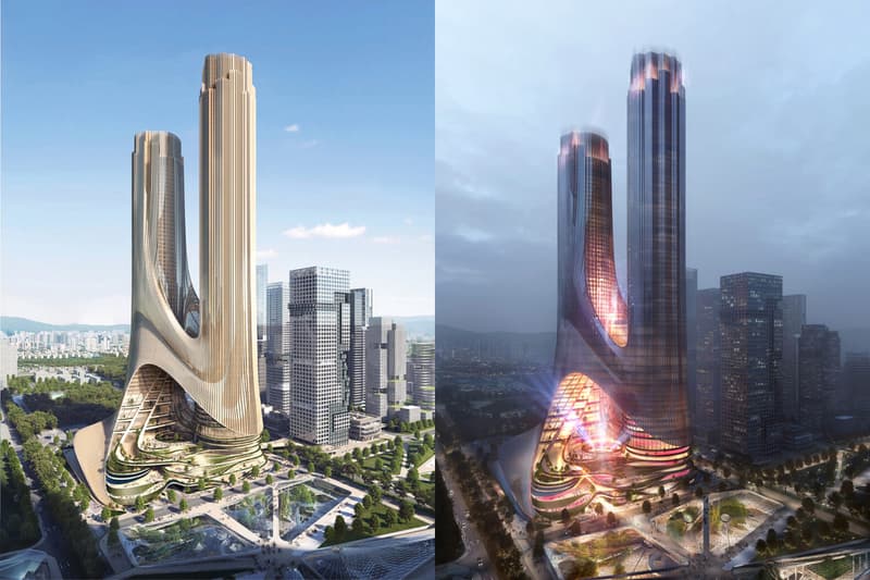 zaha hadid architects architecture sustainable shenzhen greater bay area guangdong china tower c building skyscraper
