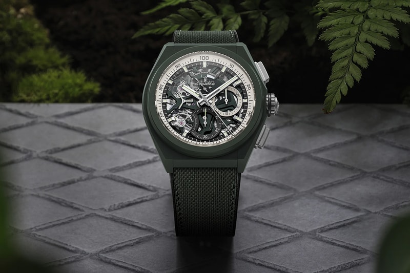 zenith defy 21 el primero urban jungle khaki earth green ceramic chronograph watches accessories 