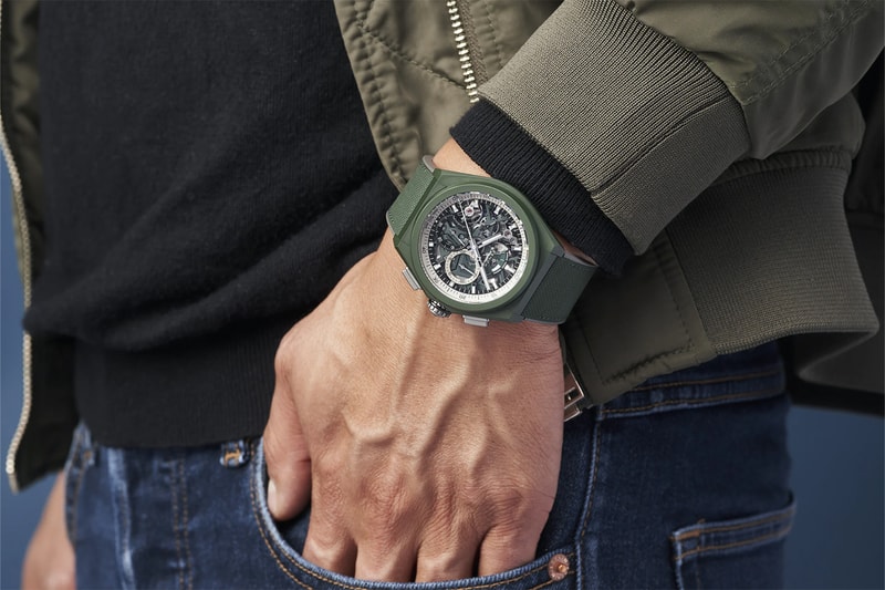 zenith defy 21 el primero urban jungle khaki earth green ceramic chronograph watches accessories 