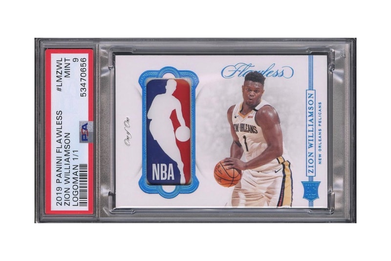 Zion Williamson NBA Rookie Card Auction Worth $750K USD Goldin Auctions MINT 9