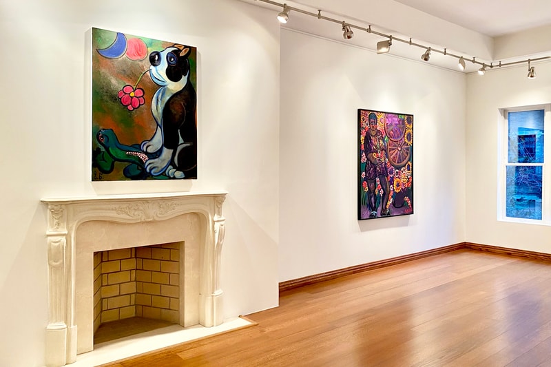 zurab tsereteli surrounded by flowers padre gallery exhibition