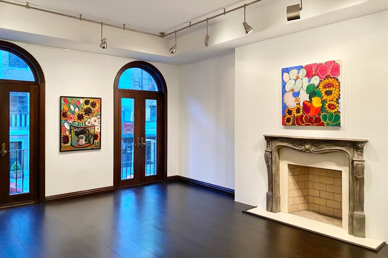 zurab tsereteli surrounded by flowers padre gallery exhibition