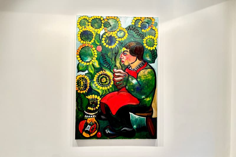 zurab tsereteli surrounded by flowers padre gallery exhibition