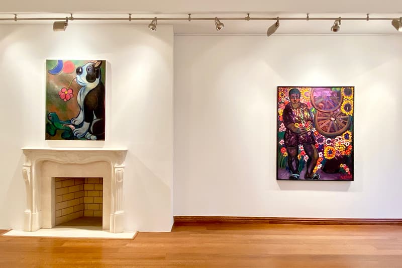 zurab tsereteli surrounded by flowers padre gallery exhibition