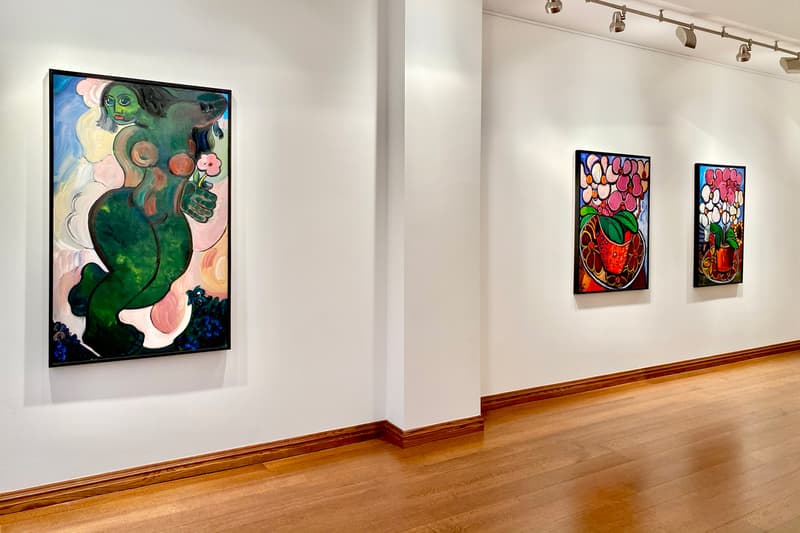 zurab tsereteli surrounded by flowers padre gallery exhibition