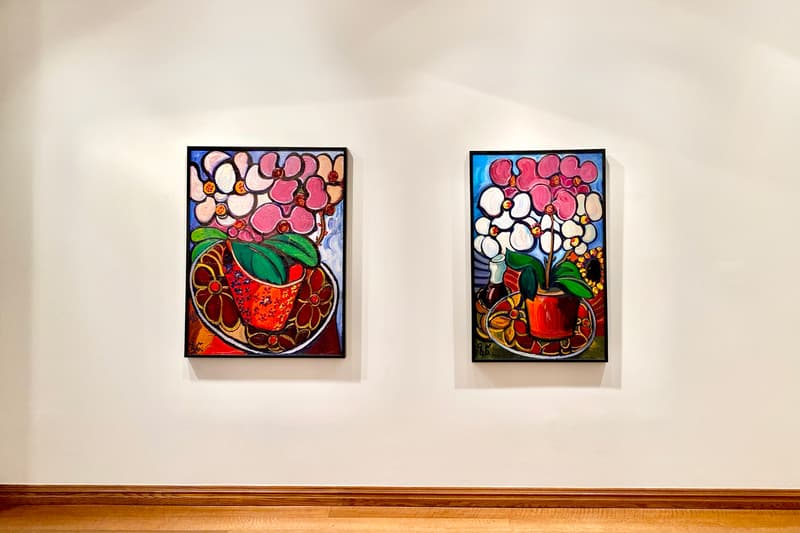 zurab tsereteli surrounded by flowers padre gallery exhibition