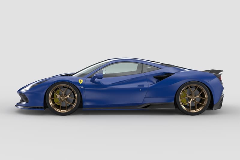 1016 industries ferrari f8 supercar 3d printing body panel kit permanent custom build