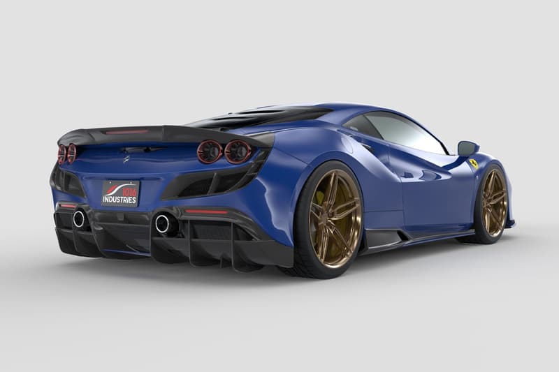 1016 industries ferrari f8 supercar 3d printing body panel kit permanent custom build