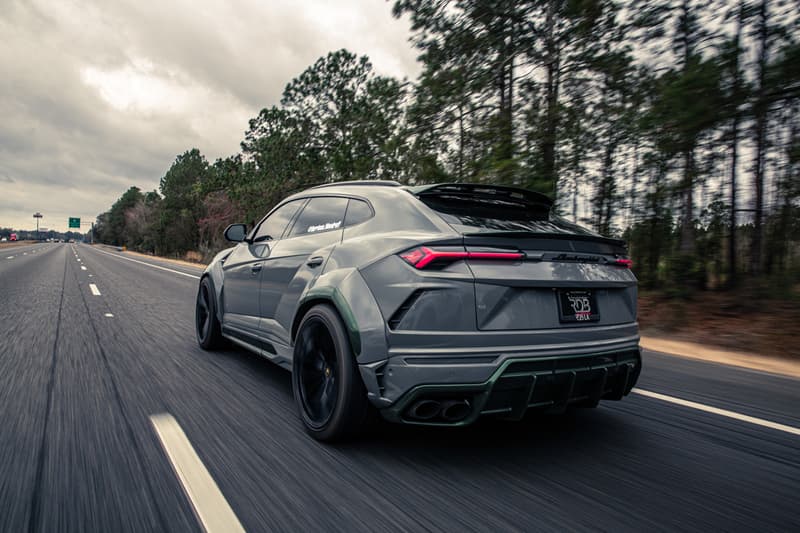 1016 Industries "Green Urnet" Lamborghini Urus SUV 4x4 Tuned Custom Carbon Fiber Wide Body Kit Upgrades Power Speed Performance Harrison Woodruff 