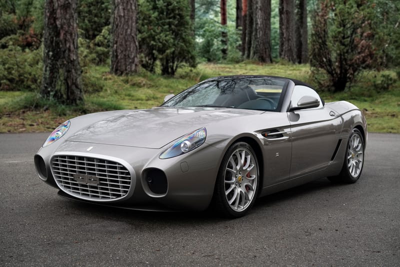 1-of-6 Coachbuilt Ferrari 599 GTZ Nibbio Spyder by Zagato to Fetch Millions at Auction