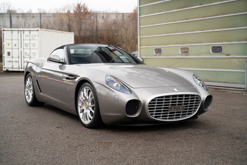 2009 Ferrari 599 GTZ Nibbio Spyder by Zagato RM Sotheby's Auction Rare One of Six Italian Coachbuilt Supercar Unique Body Work Kit Design V12
