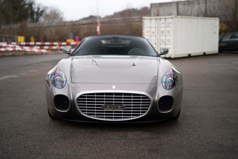 2009 Ferrari 599 GTZ Nibbio Spyder by Zagato RM Sotheby's Auction Rare One of Six Italian Coachbuilt Supercar Unique Body Work Kit Design V12