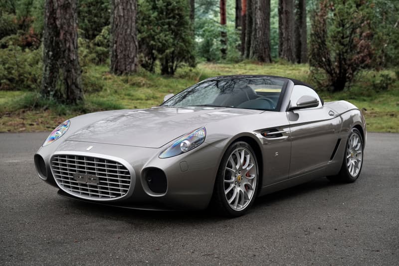 2009 Ferrari 599 GTZ Nibbio Spyder by Zagato RM Sotheby's Auction Rare One of Six Italian Coachbuilt Supercar Unique Body Work Kit Design V12