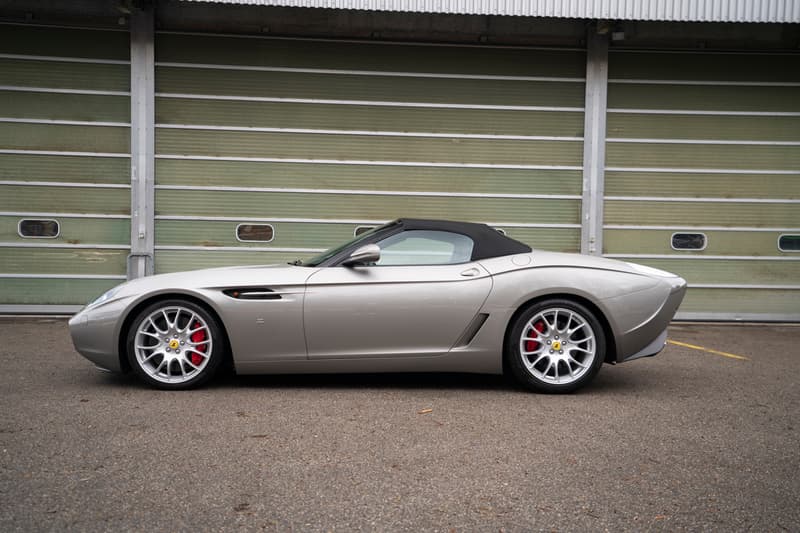2009 Ferrari 599 GTZ Nibbio Spyder by Zagato RM Sotheby's Auction Rare One of Six Italian Coachbuilt Supercar Unique Body Work Kit Design V12
