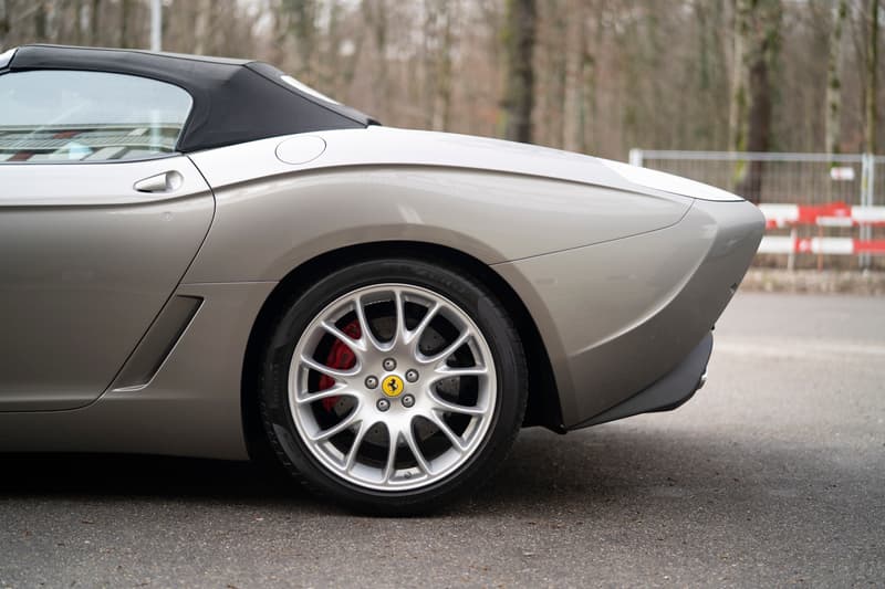 2009 Ferrari 599 GTZ Nibbio Spyder by Zagato RM Sotheby's Auction Rare One of Six Italian Coachbuilt Supercar Unique Body Work Kit Design V12