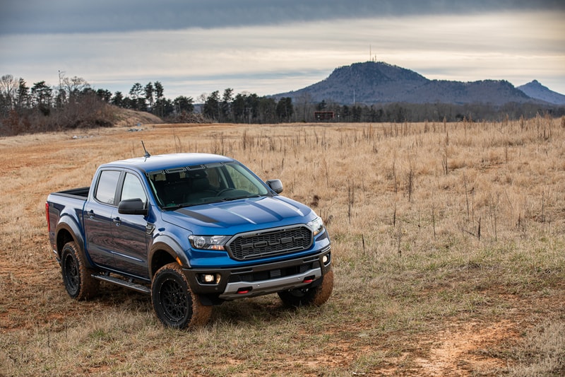 2021 ROUSH Performance Ford Ranger Tuned Custom Pickup Truck American Mid-Range Off Road 4x4 Performance Suspension FOX Shocks Springs Exhaust Tune Tweak Wheels Rims