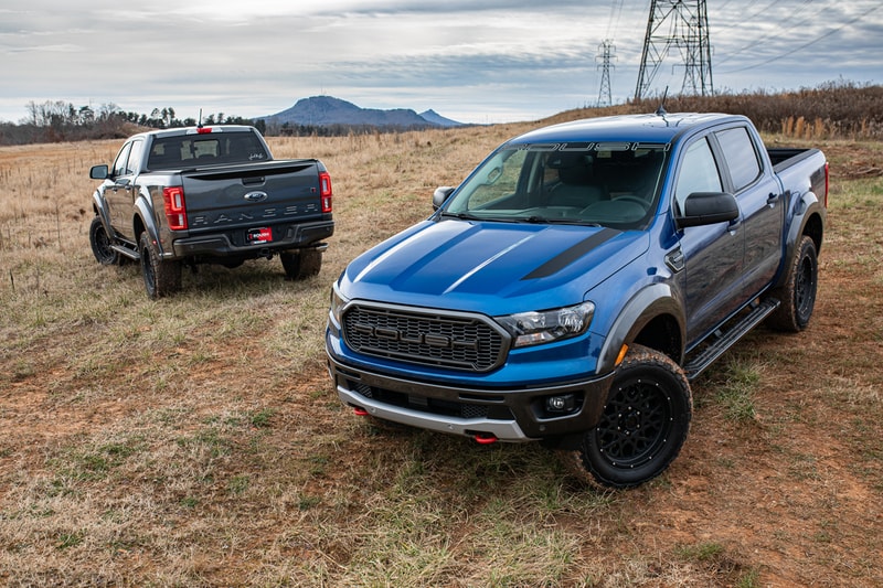 2021 ROUSH Performance Ford Ranger Tuned Custom Pickup Truck American Mid-Range Off Road 4x4 Performance Suspension FOX Shocks Springs Exhaust Tune Tweak Wheels Rims