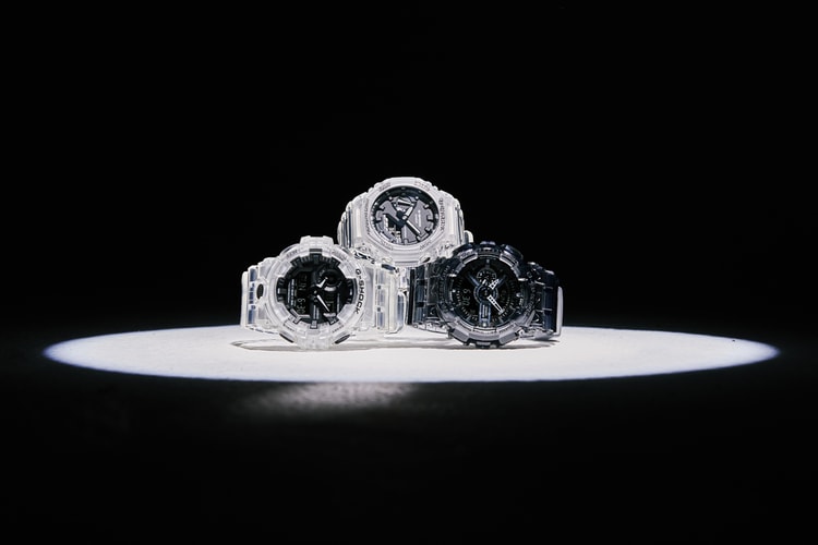 G-SHOCK Transforms its Most Popular Silhouettes Into Transparent Timepieces