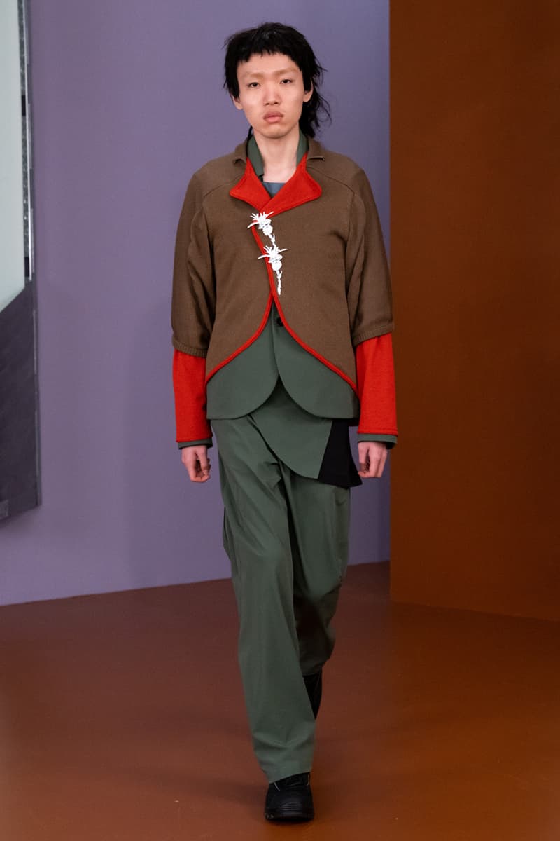 Kiko Kostadinov Fall/Winter 2021 Collection Runway show lookbook menswear fw21