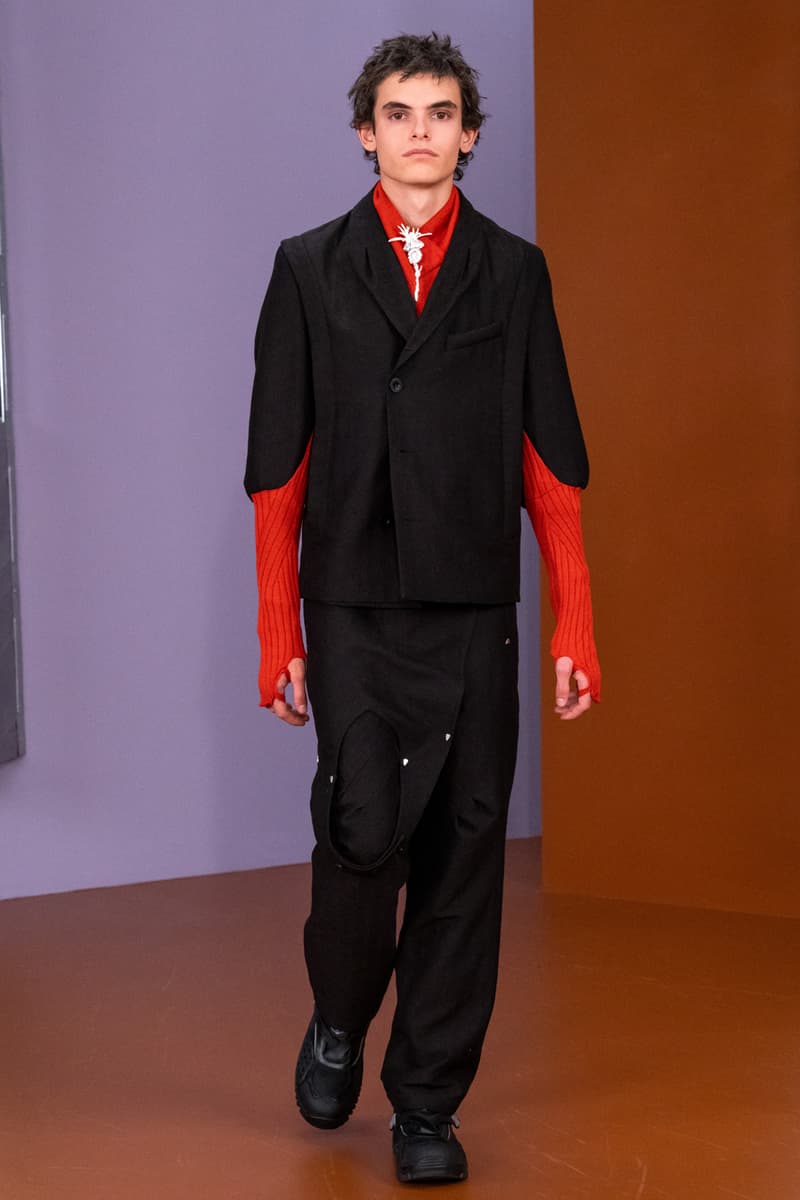 Kiko Kostadinov Fall/Winter 2021 Collection Runway show lookbook menswear fw21