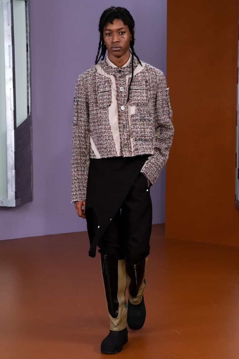 Kiko Kostadinov Fall/Winter 2021 Collection Runway show lookbook menswear fw21