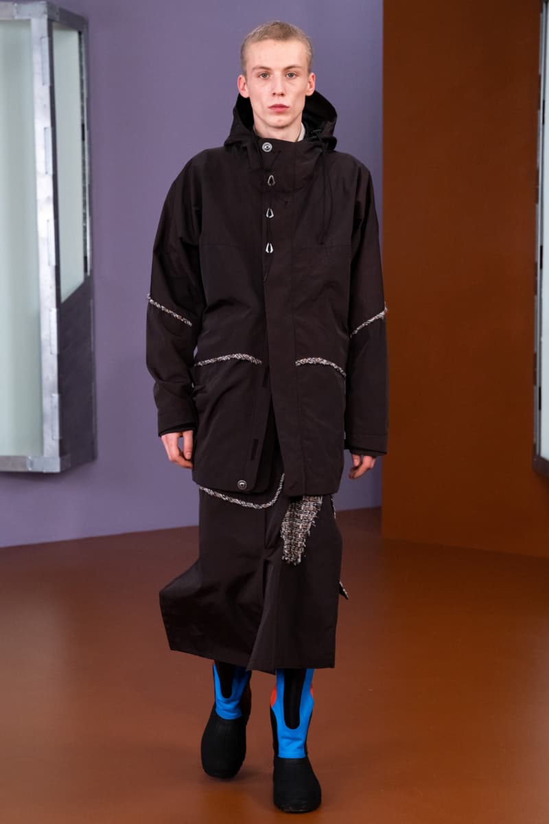 Kiko Kostadinov Fall/Winter 2021 Collection Runway show lookbook menswear fw21