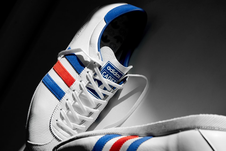Mens adidas shoes red white and blue Clearance